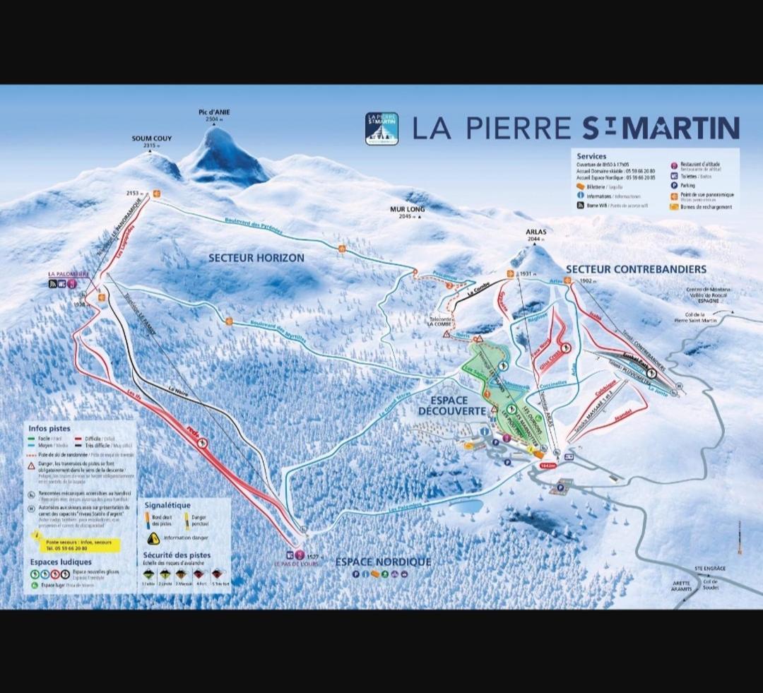 Apartamento Aunamendi Pyrenees La Pierre Saint Martin Eksteriør bilde
